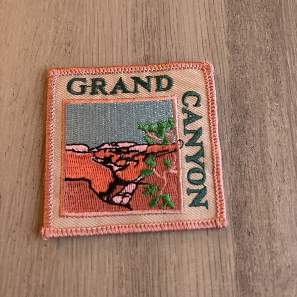 Grand Canyon Arizona Souvenir Patch Embroidered National Park Travel Kept 2.5"